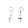 2 Pieces Keyring Keychain Keytag Key Ring Chain Tag Door Car Wholesale Jewelry Making Charms E4XC5 Latin Cross view 1