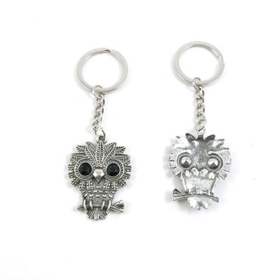 1 Pieces Keyring Keychain Keytag Key Ring Chain Tag Door Car Wholesale Jewelry Making Charms K4KS8 Owl
