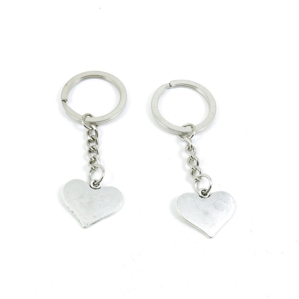 1 Pieces Keyring Keychain Keytag Key Ring Chain Tag Door Car Wholesale Jewelry Making Charms E6FZ7 Love Heart