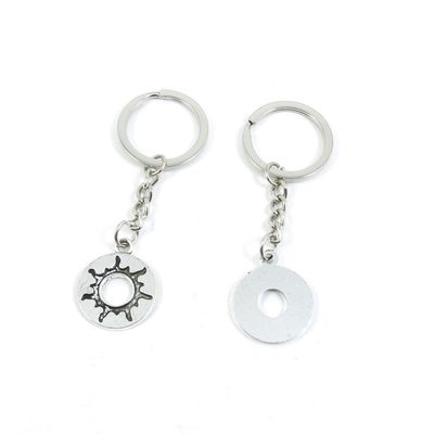 2 Pieces Keyring Keychain Keytag Key Ring Chain Tag Door Car Wholesale Jewelry Making Charms E1SF2 Sun Tag
