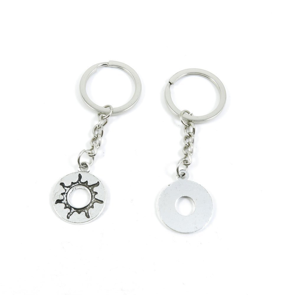 2 Pieces Keyring Keychain Keytag Key Ring Chain Tag Door Car Wholesale Jewelry Making Charms E1SF2 Sun Tag