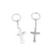 1 Pieces Keyring Keychain Keytag Key Ring Chain Tag Door Car Wholesale Jewelry Making Charms J4PN2 INRI Jesus Cross view 1