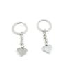 2 Pieces Keyring Keychain Keytag Key Ring Chain Tag Door Car Wholesale Jewelry Making Charms J3HD2 Love Heart view 1