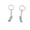 1 Pieces Keyring Keychain Keytag Key Ring Chain Tag Door Car Wholesale Jewelry Making Charms W6CM7 Lover view 1