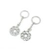2 Pieces Keyring Keychain Keytag Key Ring Chain Tag Door Car Wholesale Jewelry Making Charms M4MX3 Gear Wheel view 1