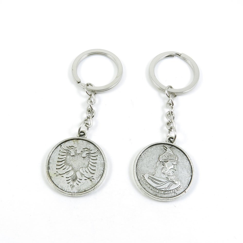 1 Pieces Keyring Keychain Keytag Key Ring Chain Tag Door Car Wholesale Jewelry Making Charms O6PA4 Eagle King Signs