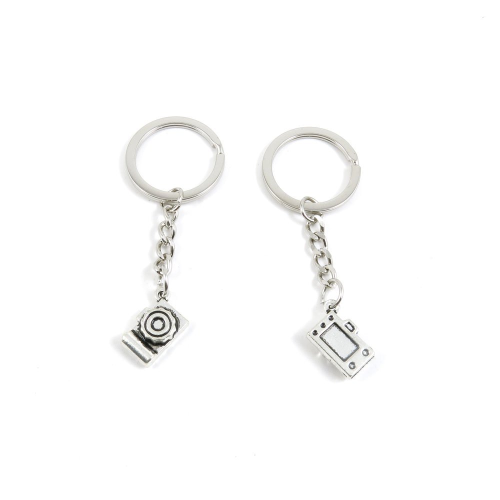 1 Pieces Keyring Keychain Keytag Key Ring Chain Tag Door Car Wholesale Jewelry Making Charms F3UM7 Camera