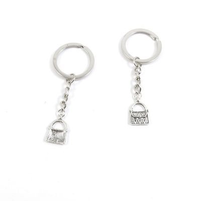 2 Pieces Keyring Keychain Keytag Key Ring Chain Tag Door Car Wholesale Jewelry Making Charms G4OK5 Purse Handbag