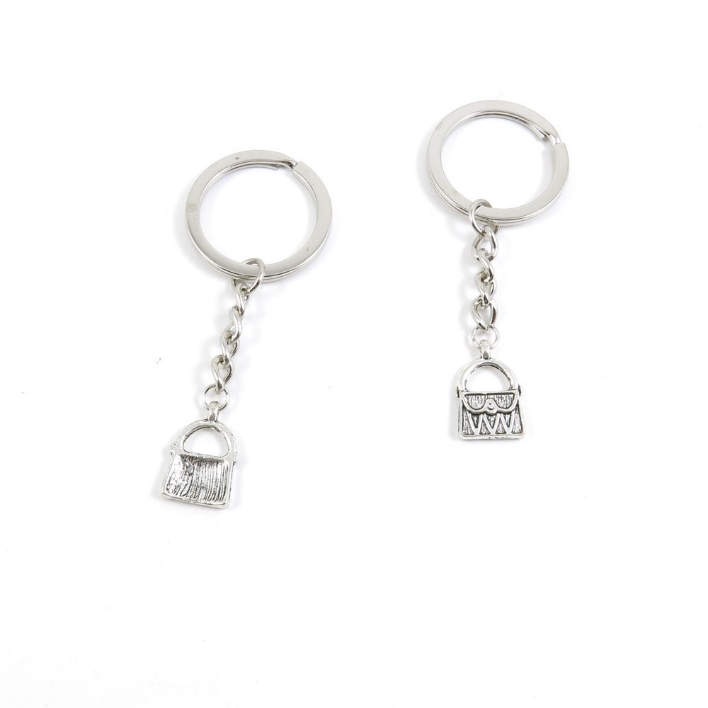 2 Pieces Keyring Keychain Keytag Key Ring Chain Tag Door Car Wholesale Jewelry Making Charms G4OK5 Purse Handbag
