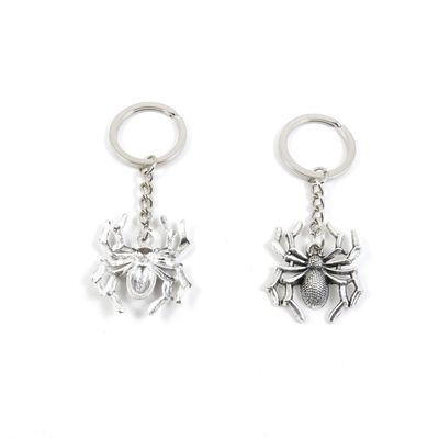 1 Pieces Keyring Keychain Keytag Key Ring Chain Tag Door Car Wholesale Jewelry Making Charms F0IY9 Spider