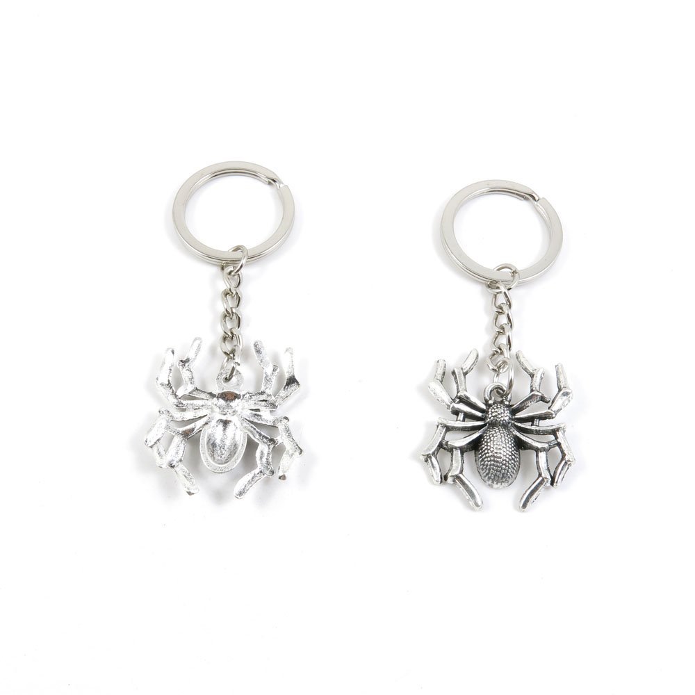 1 Pieces Keyring Keychain Keytag Key Ring Chain Tag Door Car Wholesale Jewelry Making Charms F0IY9 Spider