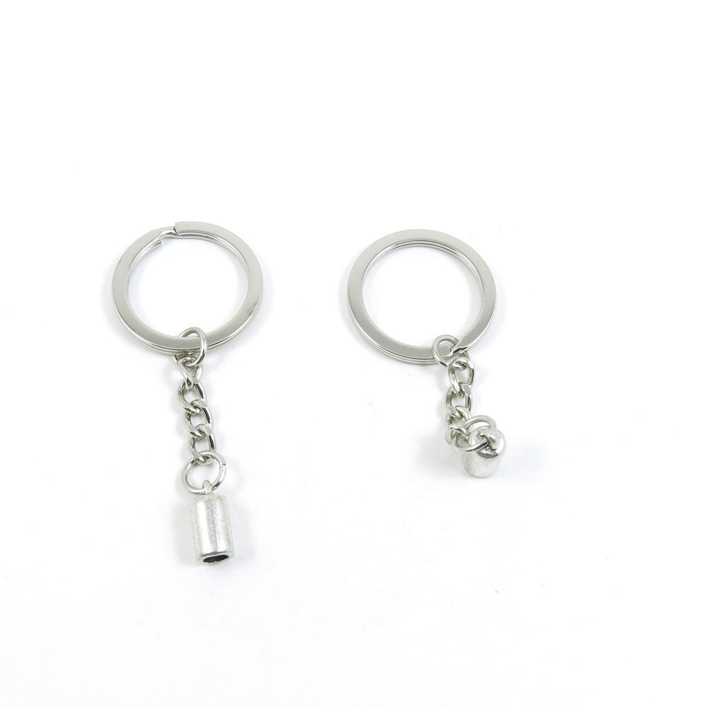 1 Pieces Keyring Keychain Keytag Key Ring Chain Tag Door Car Wholesale Jewelry Making Charms G5IH6 Tassels Head