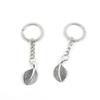 2 Pieces Keyring Keychain Keytag Key Ring Chain Tag Door Car Wholesale Jewelry Making Charms V0FV6 Leaf Leaves view 1