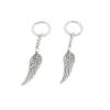 2 Pieces Keyring Keychain Keytag Key Ring Chain Tag Door Car Wholesale Jewelry Making Charms M4HL3 Angel Wings view 1