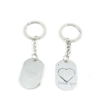 1 Pieces Keyring Keychain Keytag Key Ring Chain Tag Door Car Wholesale Jewelry Making Charms N8YX5 Forever Love Tag Signs