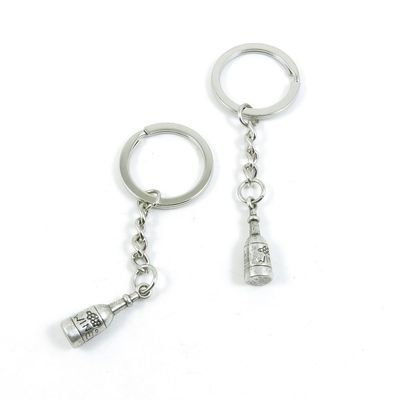 1 Pieces Keyring Key Ring Y2YE2 Wine Bottle Keychain Automotive Car Door Key Tags Findings Charms Chains