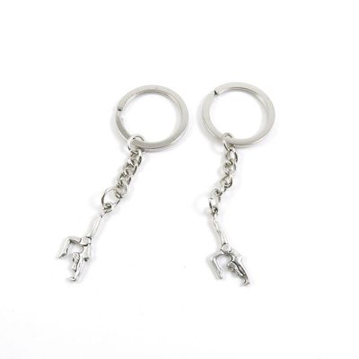 5 Pieces Keyring Key Ring B9KT8 Dancing Gymnastics Keychain Automotive Car Door Key Tags Findings Charms Chains