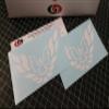 Aftermarket Firebird Pillar Decal Trans Am Window Sticker Select Color (Gloss White) view 1