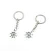 2 Pieces Keyring Keychain Keytag Key Ring Chain Tag Door Car Wholesale Jewelry Making Charms V3EJ3 Love Rudder view 1