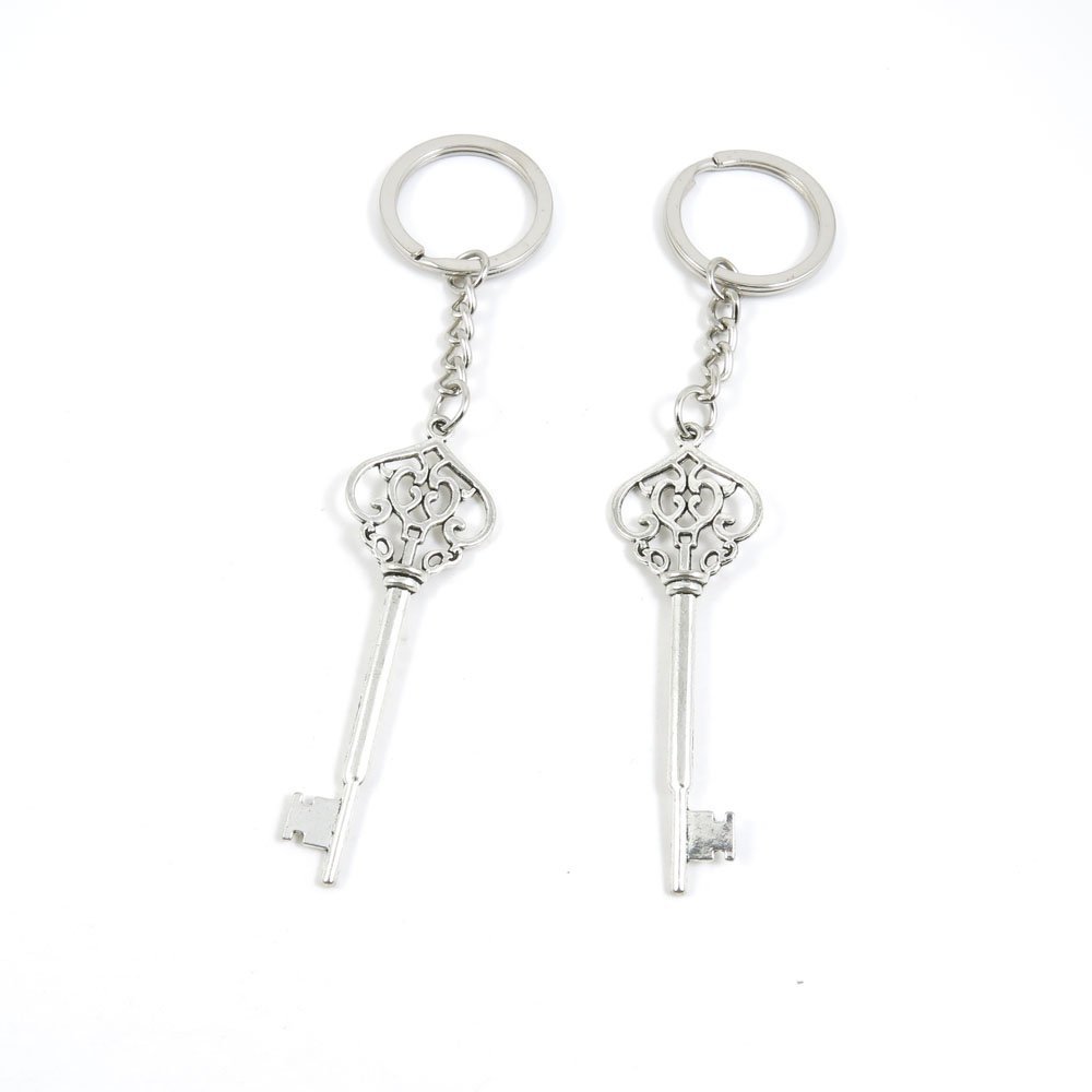 2 Pieces Keyring Keychain Keytag Key Ring Chain Tag Door Car Wholesale Jewelry Making Charms R1PY4 Fake Key
