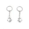 2 Pieces Keyring Keychain Keytag Key Ring Chain Tag Door Car Wholesale Jewelry Making Charms N8PX7 Boat Anchor view 1
