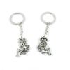 2 Pieces Keyring Keychain Keytag Key Ring Chain Tag Door Car Wholesale Jewelry Making Charms R4JX2 Owl view 1