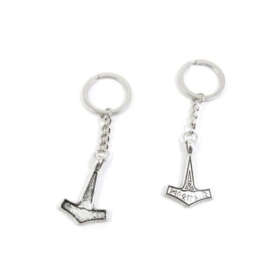 2 Pieces Keyring Keychain Keytag Key Ring Chain Tag Door Car Wholesale Jewelry Making Charms Z8QK3 Boat Anchor