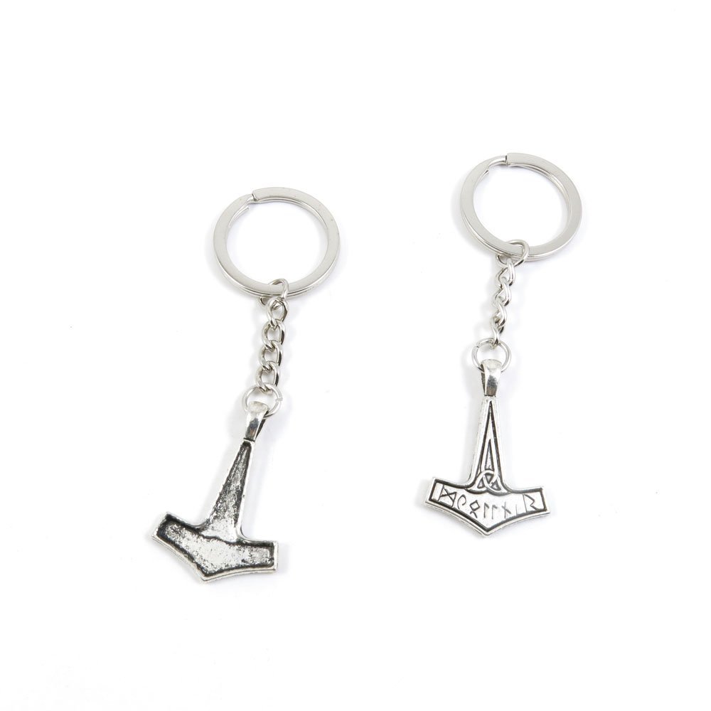2 Pieces Keyring Keychain Keytag Key Ring Chain Tag Door Car Wholesale Jewelry Making Charms Z8QK3 Boat Anchor