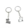 1 Pieces Keyring Keychain Keytag Key Ring Chain Tag Door Car Wholesale Jewelry Making Charms V7DC2 Louisiana Map Tag view 1