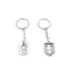 2 Pieces Keyring Keychain Keytag Key Ring Chain Tag Door Car Wholesale Jewelry Making Charms F8XX8 Hollow Roman Shield view 1