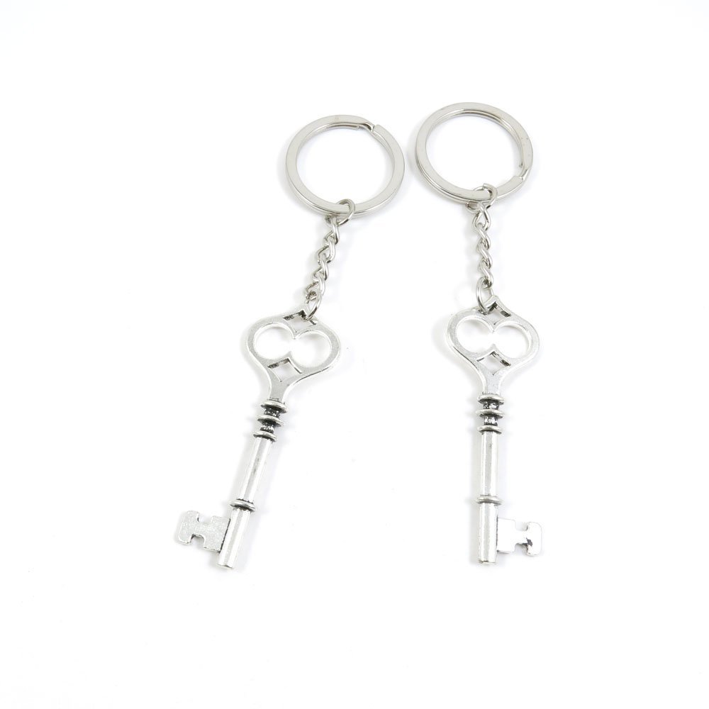 2 Pieces Keyring Keychain Keytag Key Ring Chain Tag Door Car Wholesale Jewelry Making Charms R1QY9 Magic Key