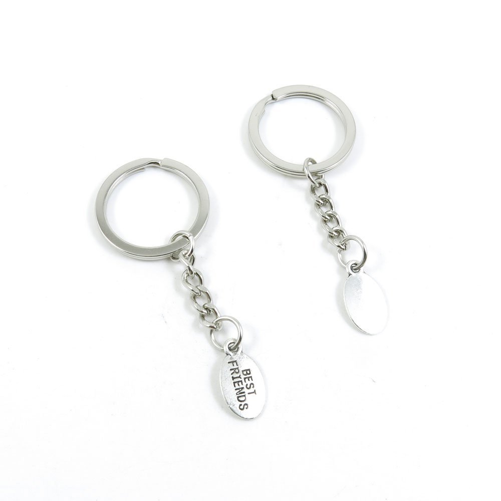 2 Pieces Keyring Keychain Keytag Key Ring Chain Tag Door Car Wholesale Jewelry Making Charms T1FI3 Best Friends Signs