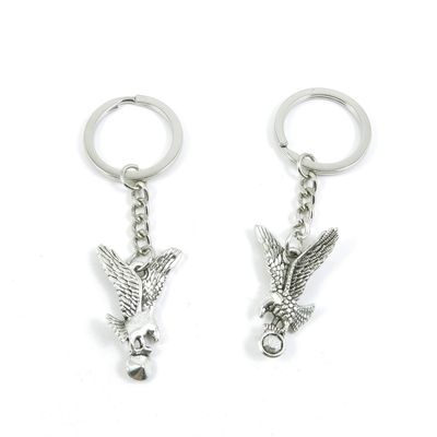 2 Pieces Keyring Keychain Keytag Key Ring Chain Tag Door Car Wholesale Jewelry Making Charms L6GN9 Eagle