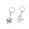 1 Pieces Keyring Keychain Keytag Key Ring Chain Tag Door Car Wholesale Jewelry Making Charms S6SF1 Butterfly Connector view 1