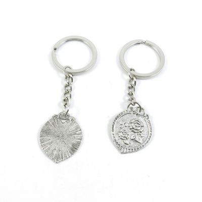 2 Pieces Keyring Keychain Keytag Key Ring Chain Tag Door Car Wholesale Jewelry Making Charms R1EY2 Rose Signs