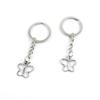 2 Pieces Keyring Keychain Keytag Key Ring Chain Tag Door Car Wholesale Jewelry Making Charms K3RY8 Butterfly view 1