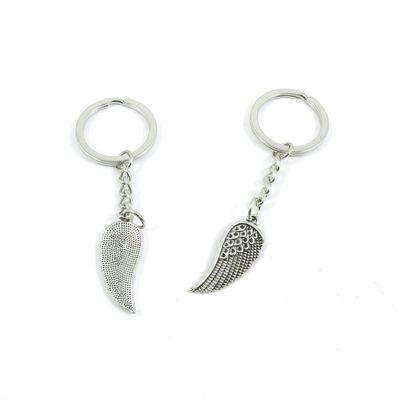 1 Pieces Keyring Keychain Keytag Key Ring Chain Tag Door Car Wholesale Jewelry Making Charms Y5HO0 Angel Wings