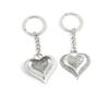 2 Pieces Keyring Keychain Keytag Key Ring Chain Tag Door Car Wholesale Jewelry Making Charms P7NC6 Heart Drop view 1
