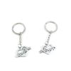 2 Pieces Keyring Keychain Keytag Key Ring Chain Tag Door Car Wholesale Jewelry Making Charms U6WP5 Love Heart view 1