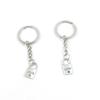 2 Pieces Keyring Keychain Keytag Key Ring Chain Tag Door Car Wholesale Jewelry Making Charms E2UO4 Love of Lock view 1