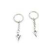 2 Pieces Keyring Keychain Keytag Key Ring Chain Tag Door Car Wholesale Jewelry Making Charms B5RB0 Arrow Head view 1