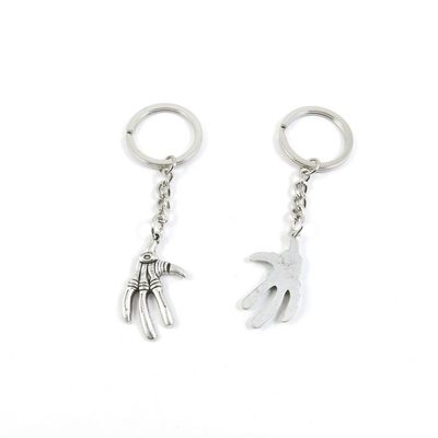 2 Pieces Keyring Keychain Keytag Key Ring Chain Tag Door Car Wholesale Jewelry Making Charms P3RV9 Claw