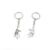 2 Pieces Keyring Keychain Keytag Key Ring Chain Tag Door Car Wholesale Jewelry Making Charms P3RV9 Claw view 1