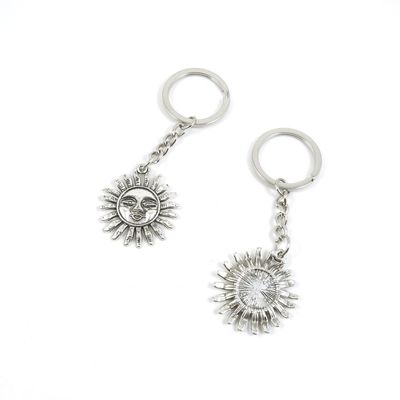 1 Pieces Keyring Key Ring R6NW1 Sun Helius Keychain Automotive Car Door Key Tags Findings Charms Chains