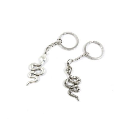 1 Pieces Keyring Key Ring F8OJ8 Snake Keychain Automotive Car Door Key Tags Findings Charms Chains