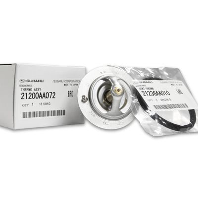 Subaru 1990-2021 Legacy STi OUtback Forester Impreza Engine Coolant Thermostat 21200AA072 & Gasket 21236AA010 Genuine OEM