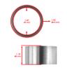 Caltric Muffler Gasket Compatible with Honda Vtx1800S Vtx1800R Vtx1800R1 Vtx1800R2 Vtx1800R3 view 2