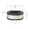 UFI Filters 27.427.00 Air Filterfor Agricultural or Industrial Machinery view 2