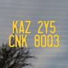 Cosplay & Fan Gear Impala Baby License Plate Paranormal Television Vinyl Decal (Sunflower Yellow) view 1