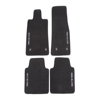 GM Accessories 22860826 First- and Second-Row Premium Carpeted Floor Mats in Jet Black with CTS Script